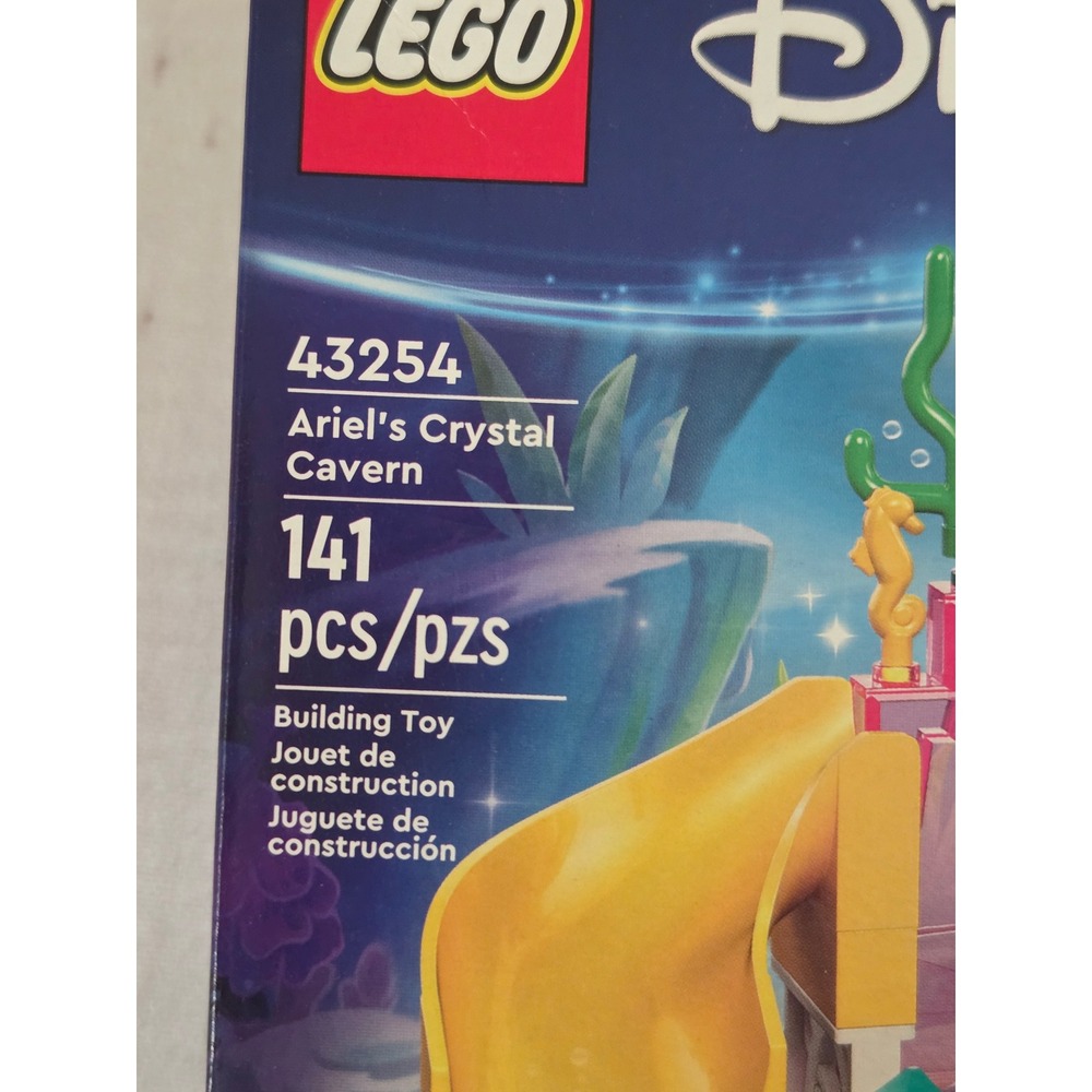 LEGO Disney Princess Ariels Crystal Cavern 43254 Ariel Ursula Flounder 141 Pcs - Picture 3 of 8